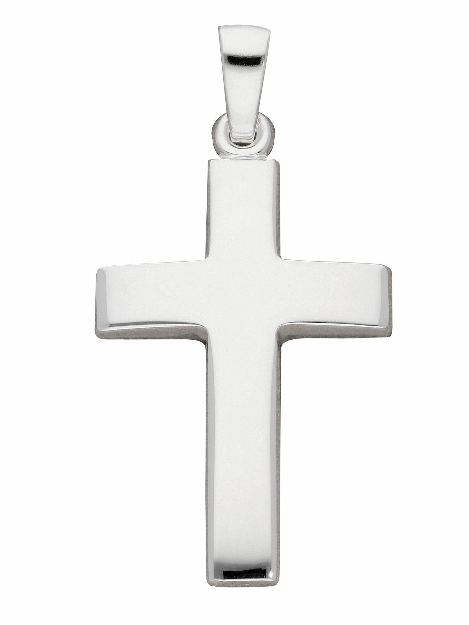 Adelia´s Kettenanhänger 925 Silber Kreuz Anhänger, Silberschmuck für Damen & Herren