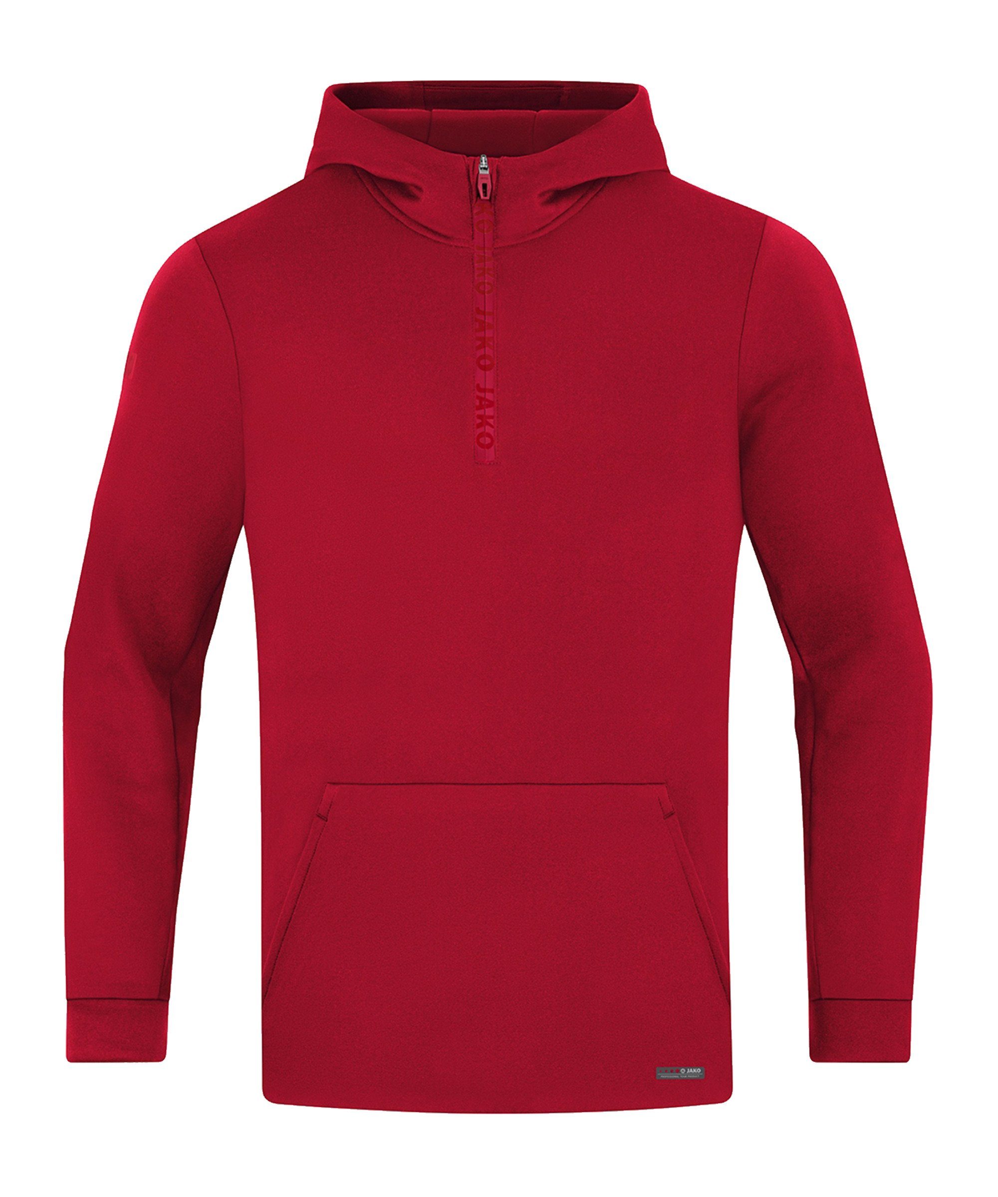 Jako Sweatjacke Pro rot Casual Kapuzenjacke