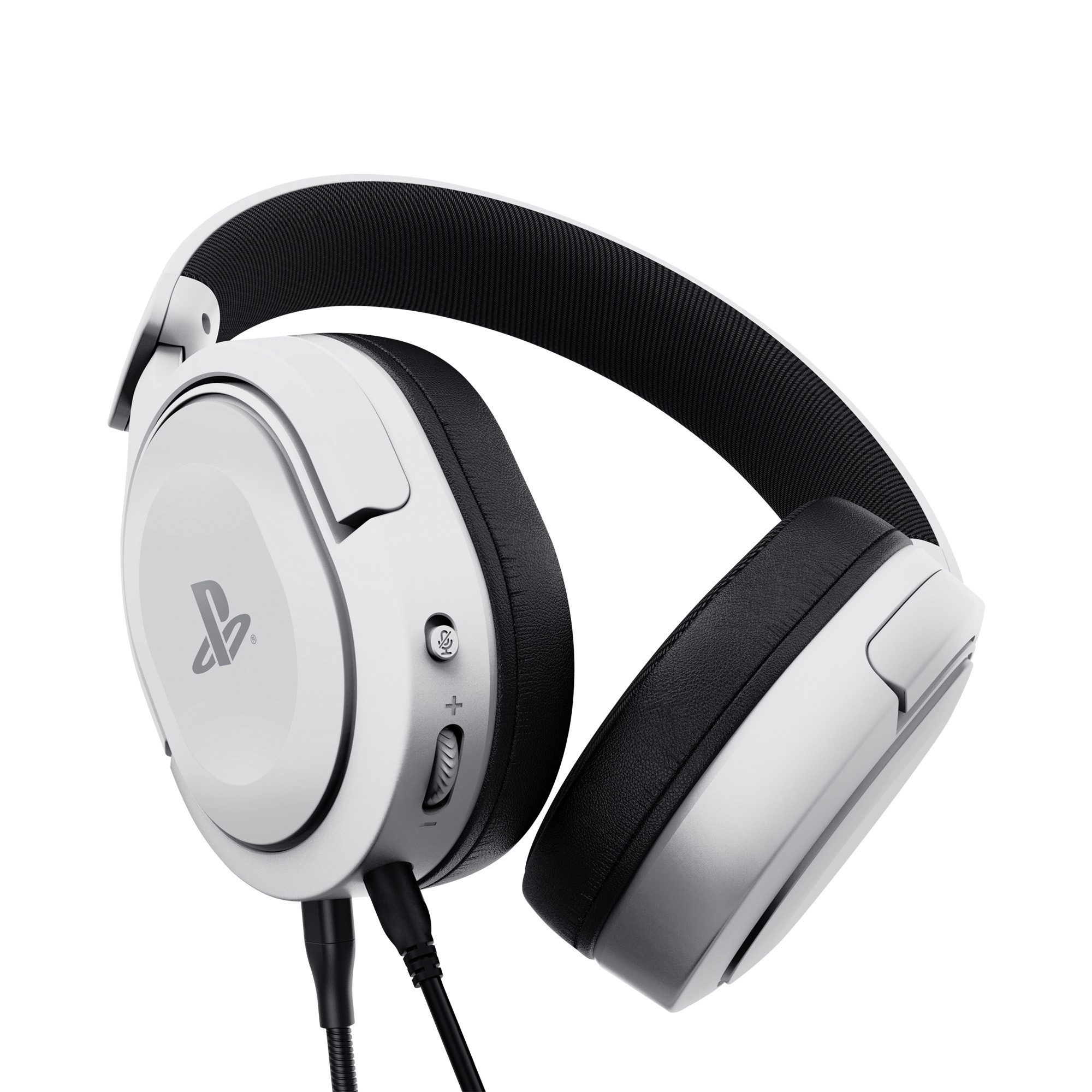 Trust GXT 498 Forta Gaming Headset PS5 PS4 Mikrofon Over Ear Gaming-Headset (Offiziell lizenziert für PlayStation®5 I Strapazierfähige, weiche Over-Ear-Polster  – Bild 4 von 5