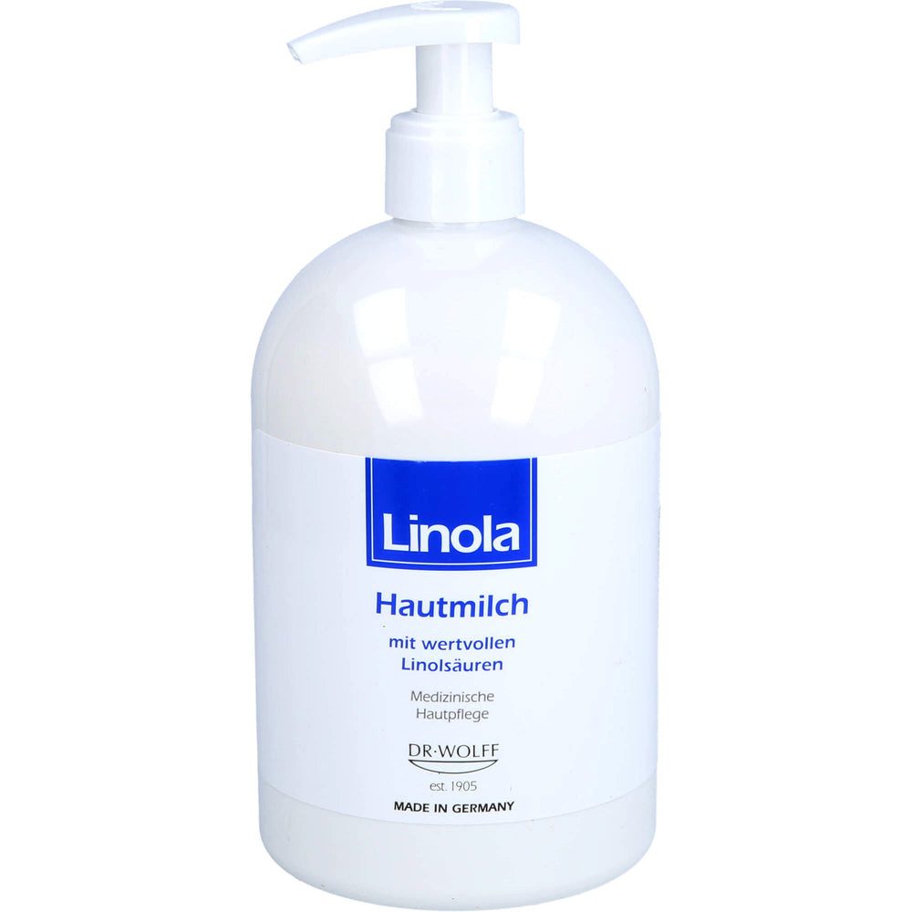 Körperlotion Linola Hautmilch Spender 500 ml