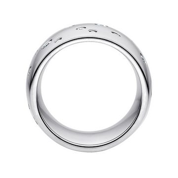 Heideman Fingerring Astrum Poliert (Ring, 1-tlg., inkl. Geschenkverpackung), Damenring mit Stein weiss oder farbig