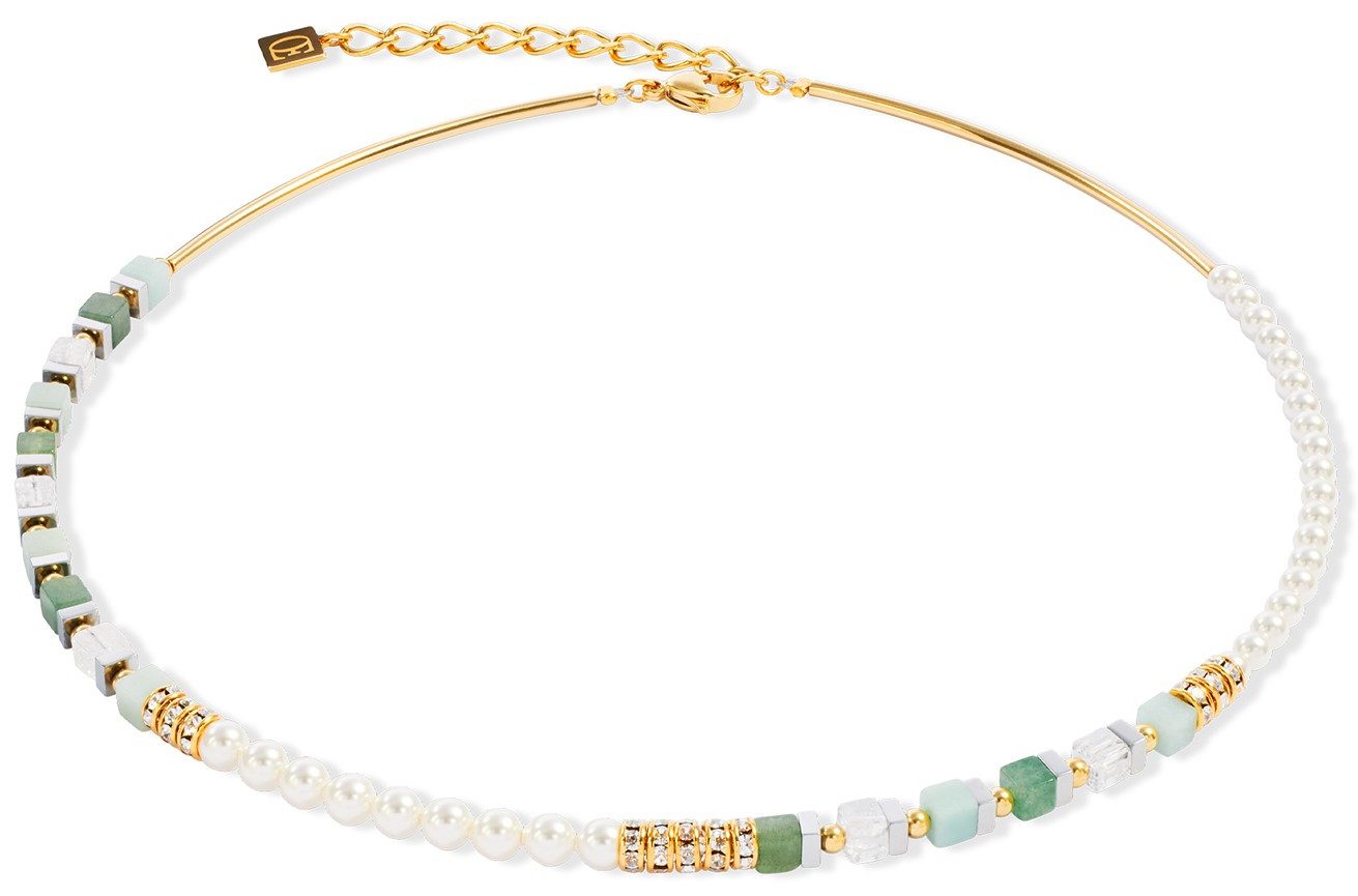 COEUR DE LION Collier Schmuck Edelstahl GeoCUBE® Precious Fusion Offset Wür günstig online kaufen