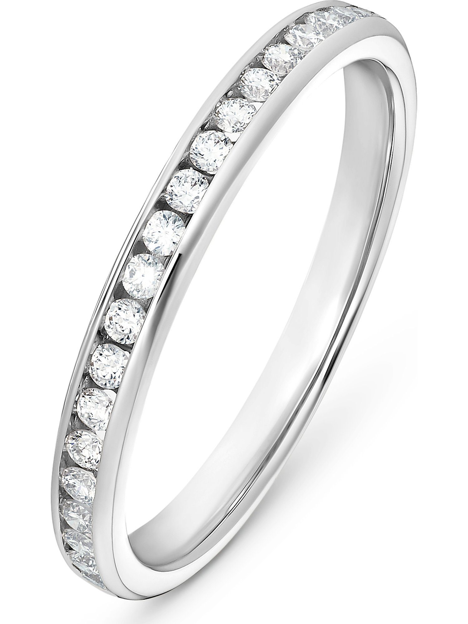 Diamantring CHRIST Damen-Damenring 20 Diamant