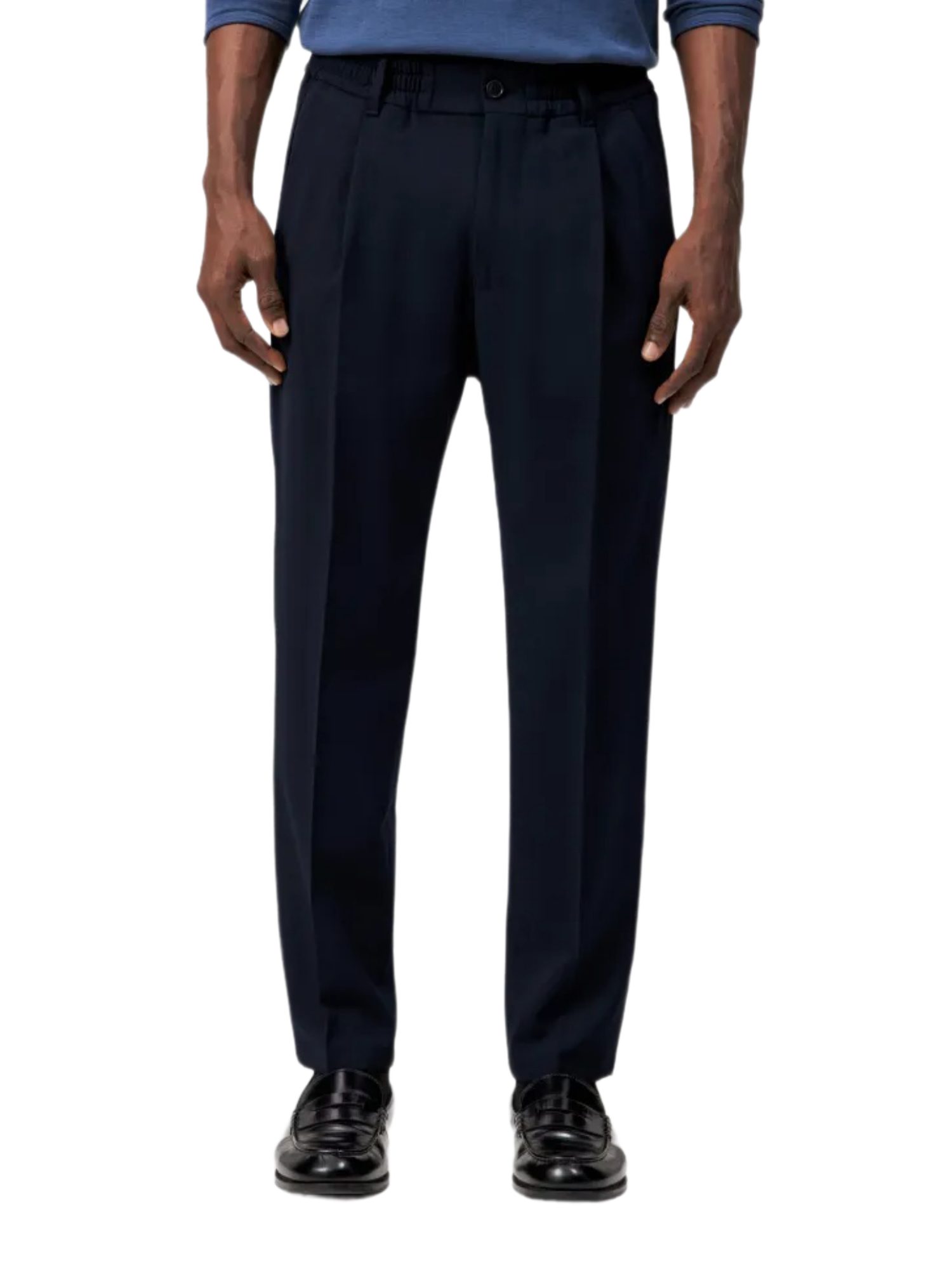 Drykorn Stoffhose blau, Casual, Polyester, Unifarben, Regular Fit, Mittel