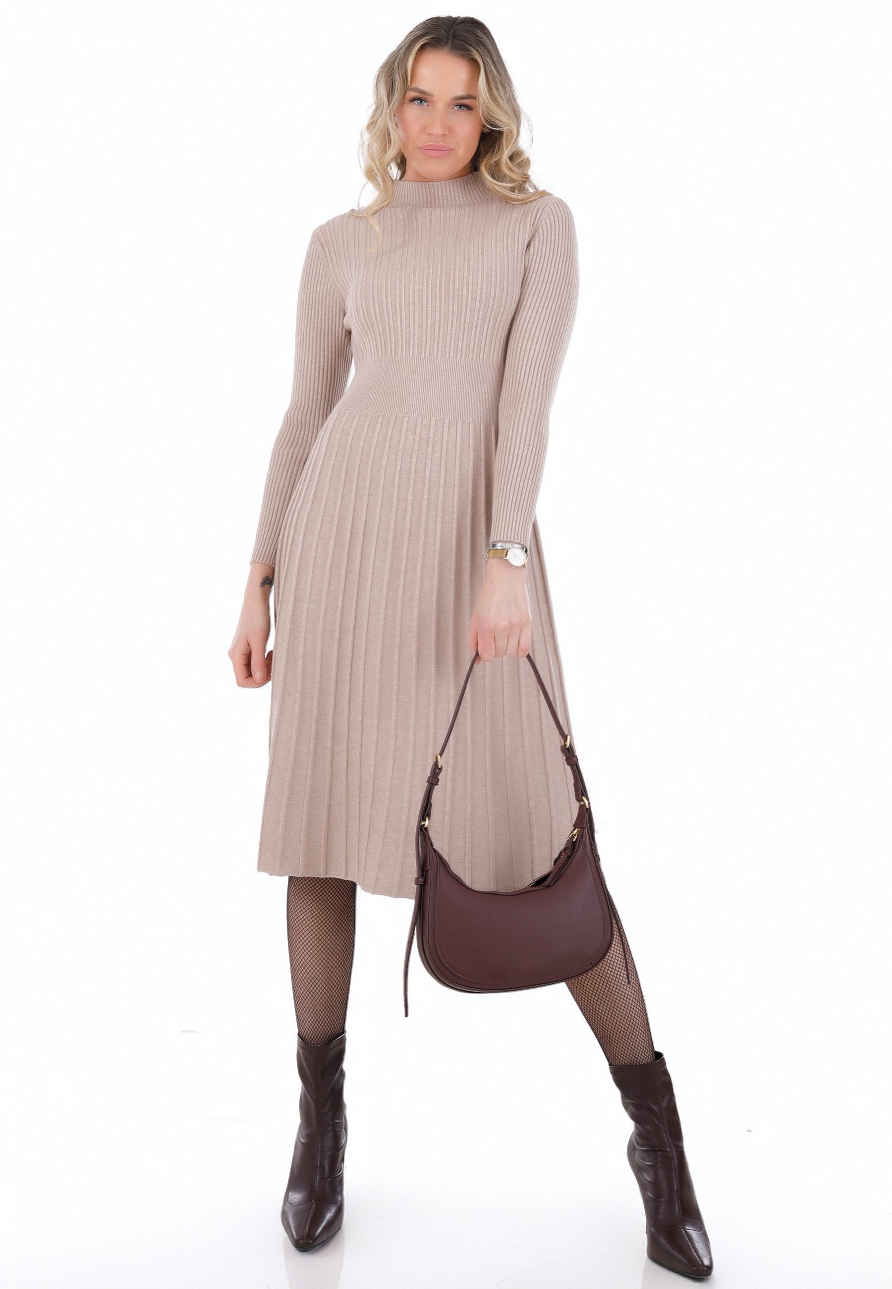 YC Fashion & Style Strickkleid tailliert günstig online kaufen