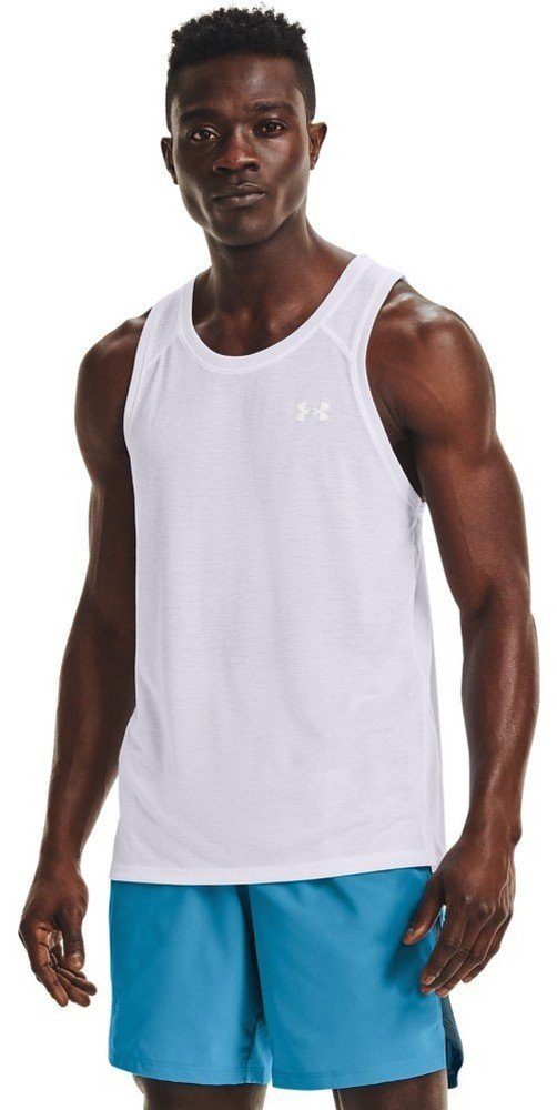 White T-Shirt Armour® Under UA Run Laufhemd Streaker 100