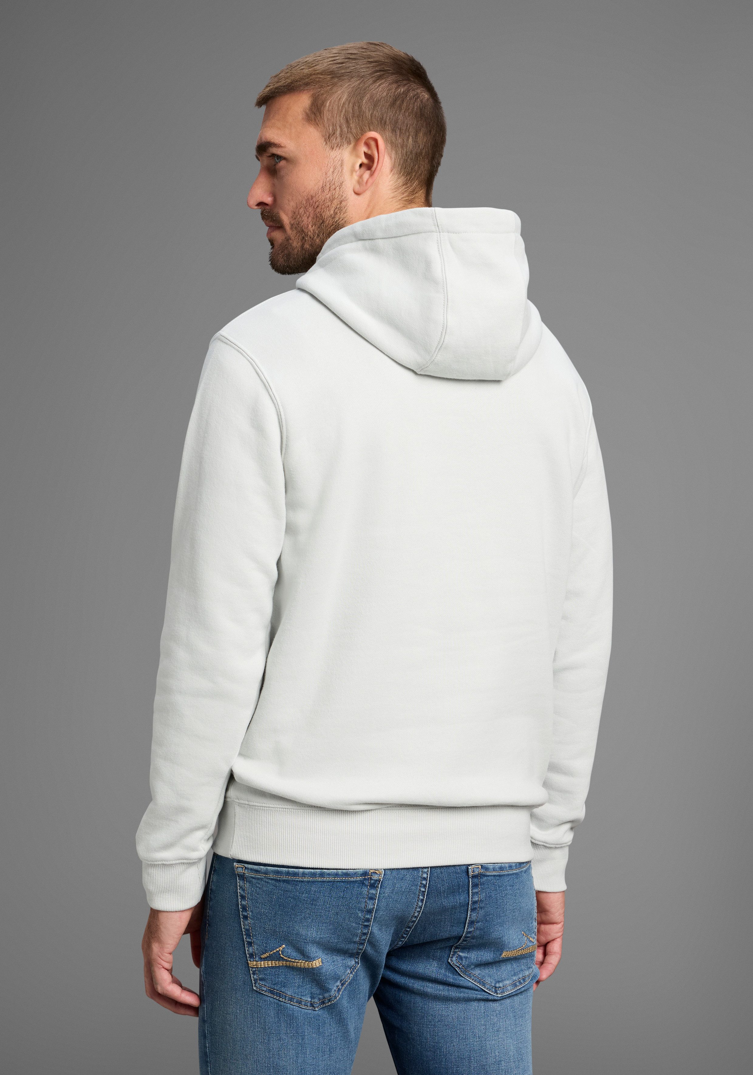 DELMAO Kapuzensweatshirt Langarm, lockere Passform, mit Print, mit Kapuze günstig online kaufen