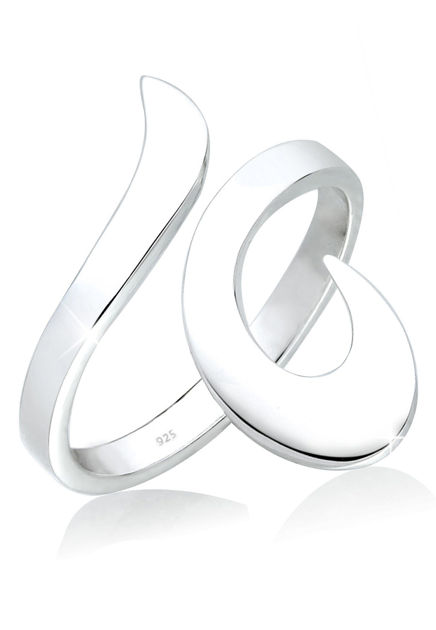 Elli Fingerring Wickelring Verstellbar Ornament 925 günstig online kaufen
