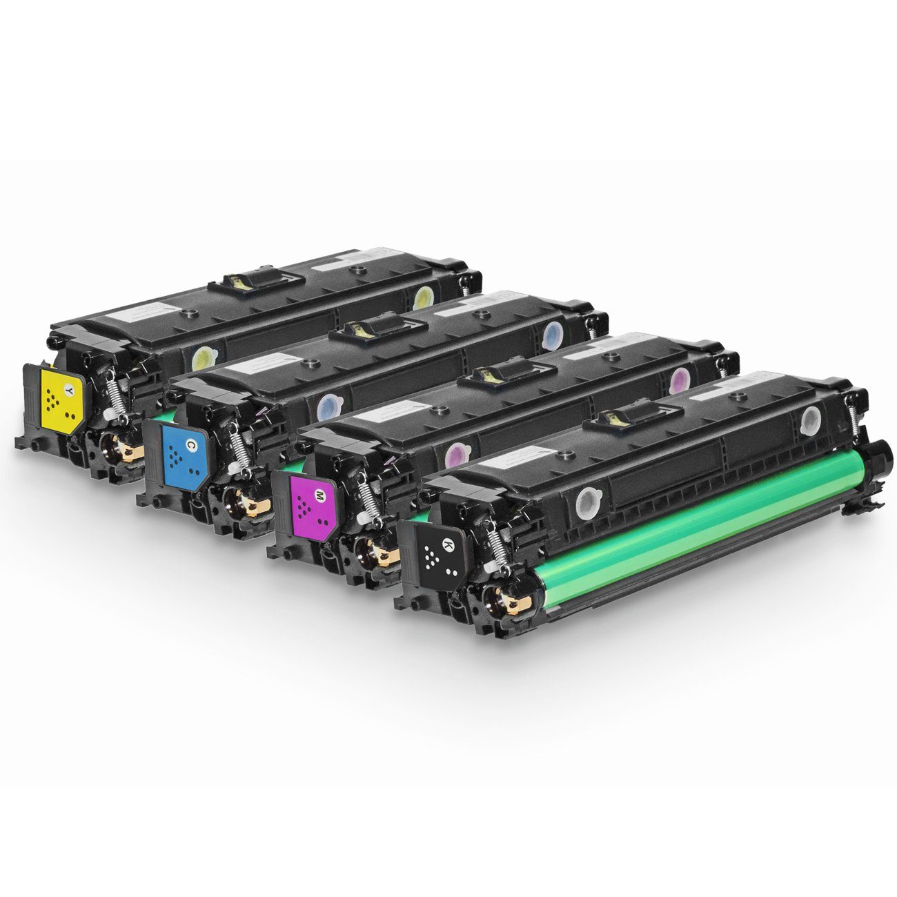 Tonerkartusche HP 508X Kompatibel Toner-Set CMYK für HP Color LaserJet Managed M553dn, (Kompatibel für HP Color LaserJet Managed M 553 dnm 508X), dnm