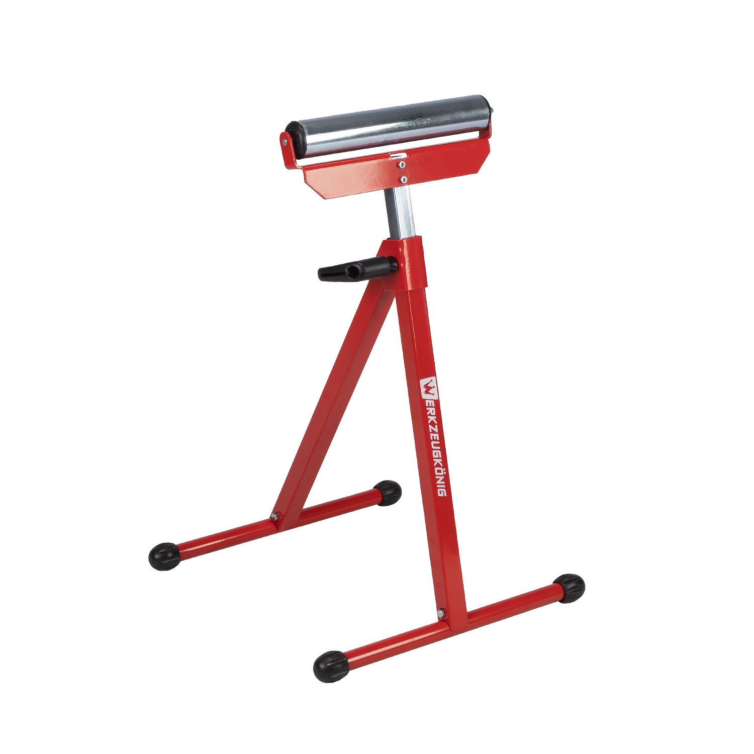 Werkzeugkönig Rollenbock höhenverstellbar bis 60kg belastbar, 60 kg max. Belastbarkeit, stufenlos höhenverstellbar bis 111 cm - platzsparend zusammenklappbar