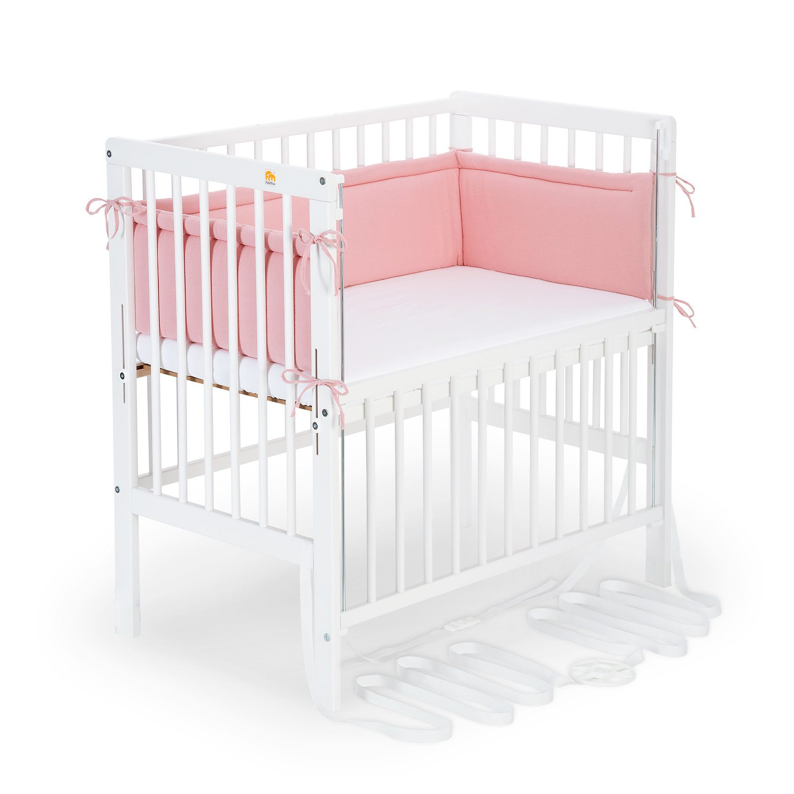 FabiMax Beistellbett Flex weiß, 2in1, Beistellbett und Stubenbettchen in Ei günstig online kaufen