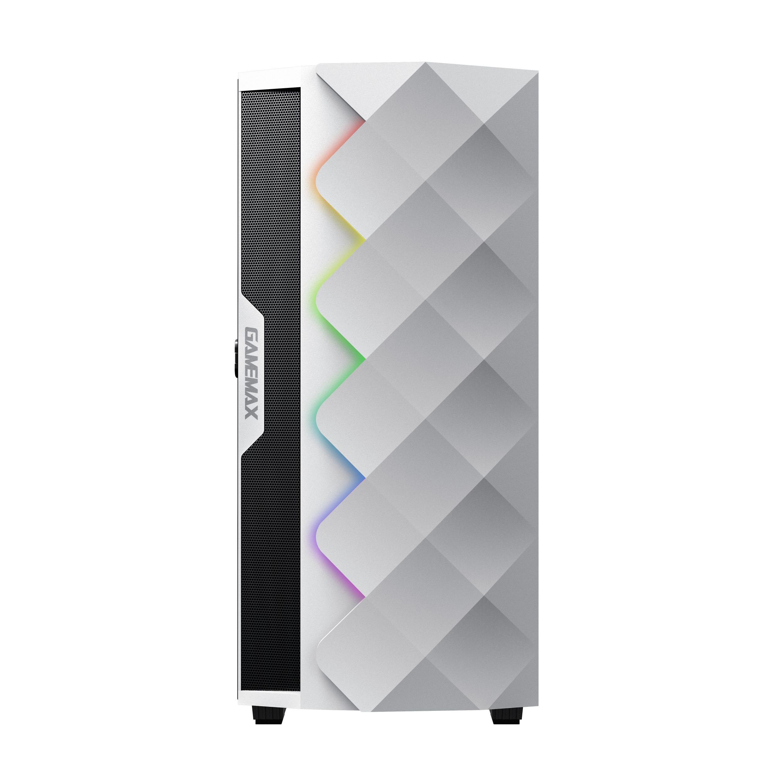 GAMEMAX MegaDeal Gaming-PC-Set Diamond WT PC-Komplettsystem (27", Intel® Core i7 14700F, GeForce RTX 4070, 32 GB RAM, 1000 GB SSD, Windows 11 + MSI PRO MP273A Monitor, 69cm (27)