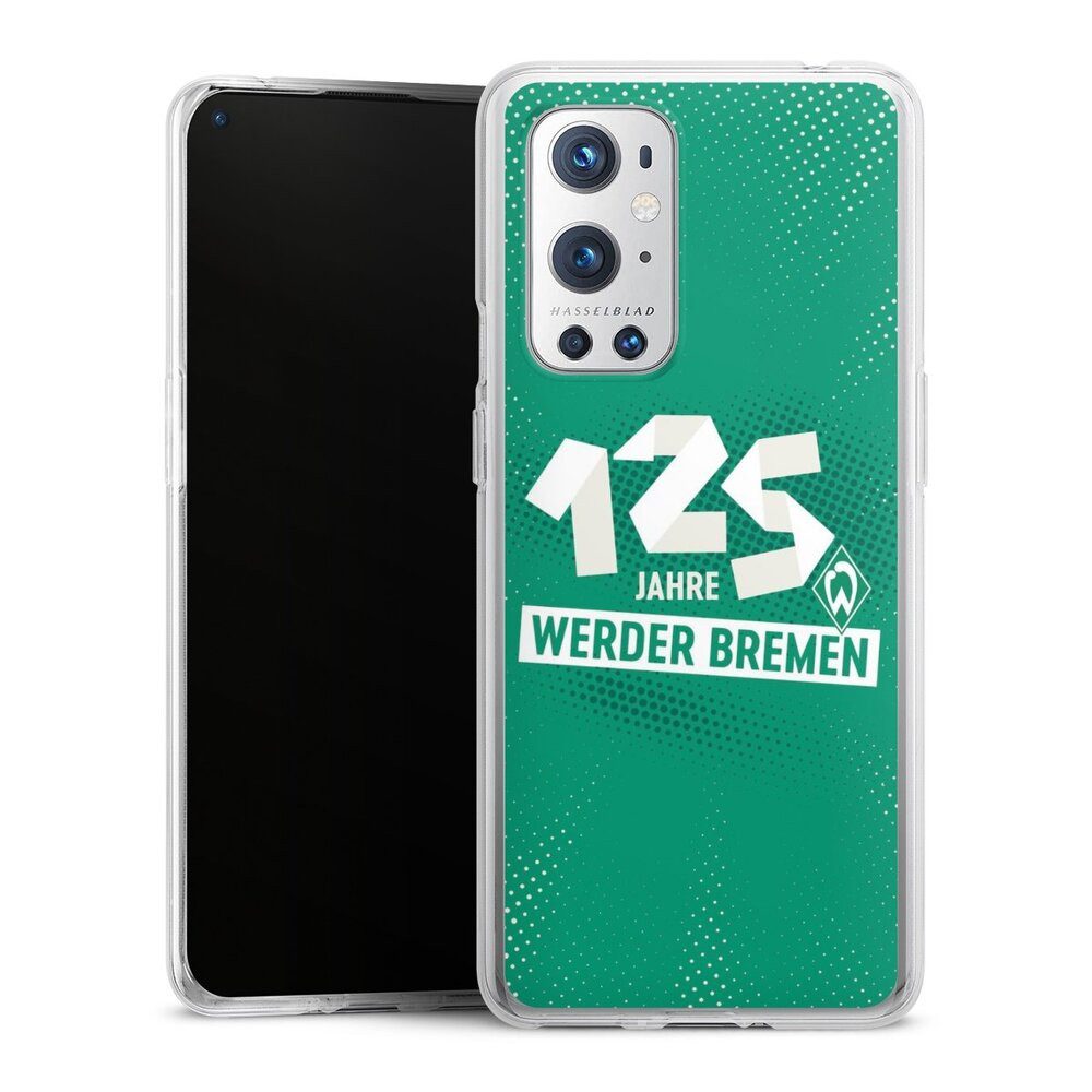 DeinDesign Handyhülle 125 Jahre Werder Bremen Offizielles Lizenzprodukt, OnePlus 9 Pro Silikon Hülle Bumper Case Handy Schutzhülle