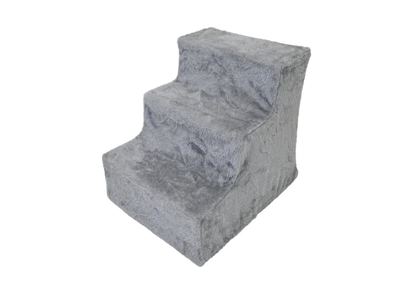 Thumbnail - TRUTZHOLM Haustiertreppe Tiertreppe 3 Stufen 46x36x35 cm 75 kg Tragkraft Hundetreppe Plüsch, abnehmbarer Bezug, bei 30° ...