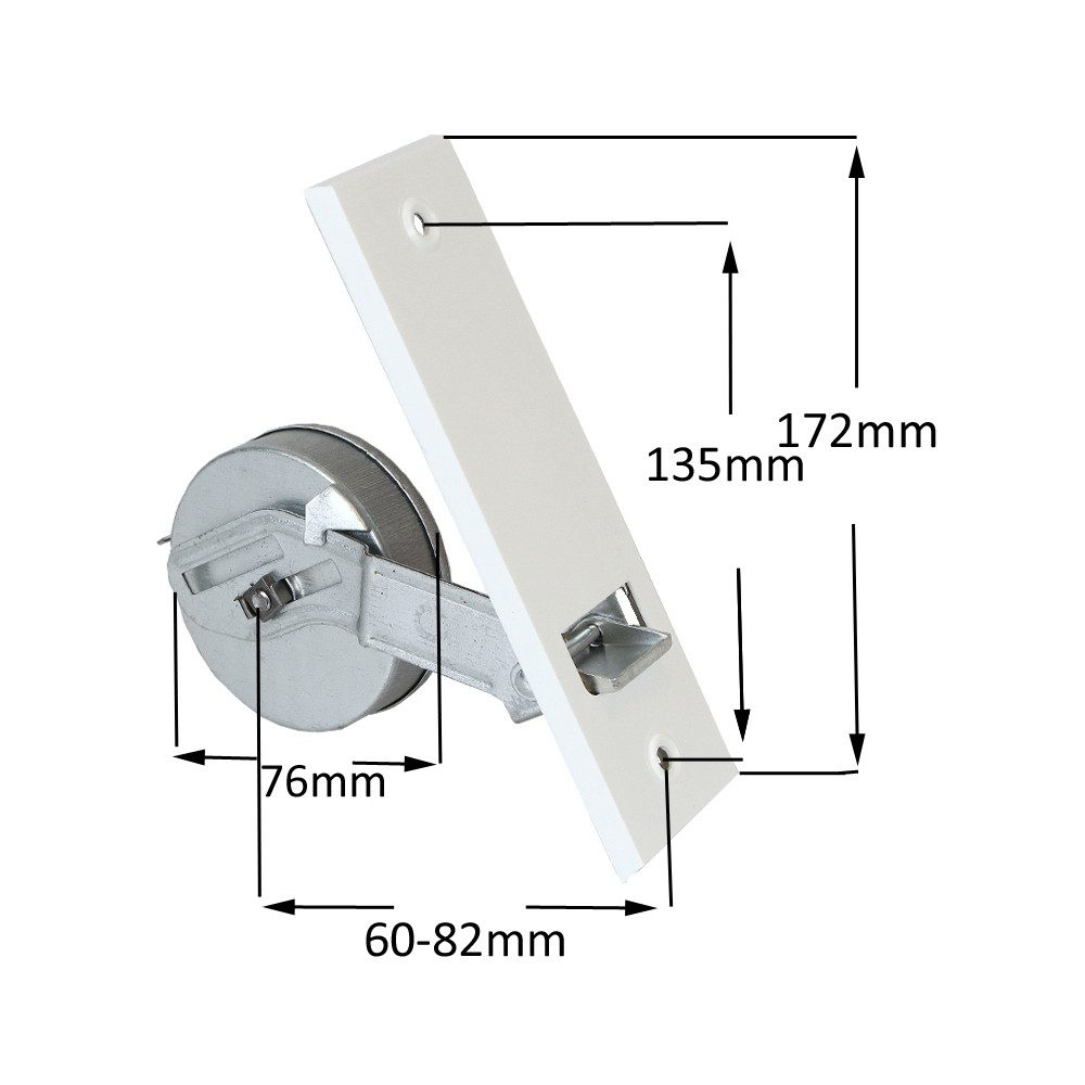 Inovatec Einlass-Gurtwickler Rollladen Einlass Gurtwickler + Abdeckplatte LA 135 mm, 1-tlg.