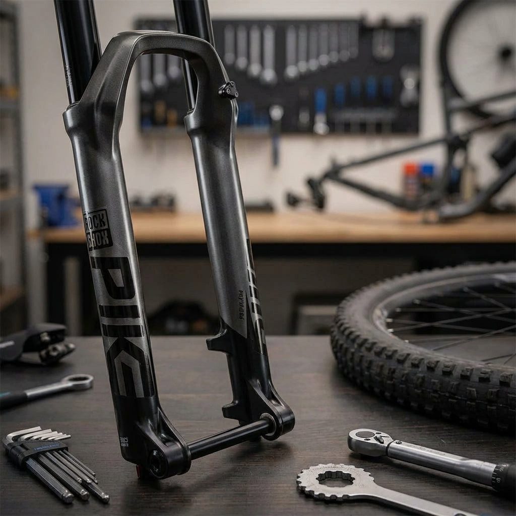 RockShox Federgabel RockShox LowerLeg 27.5 Zoll 15x110 Boost Pike Diff. Black mit PRV Vent