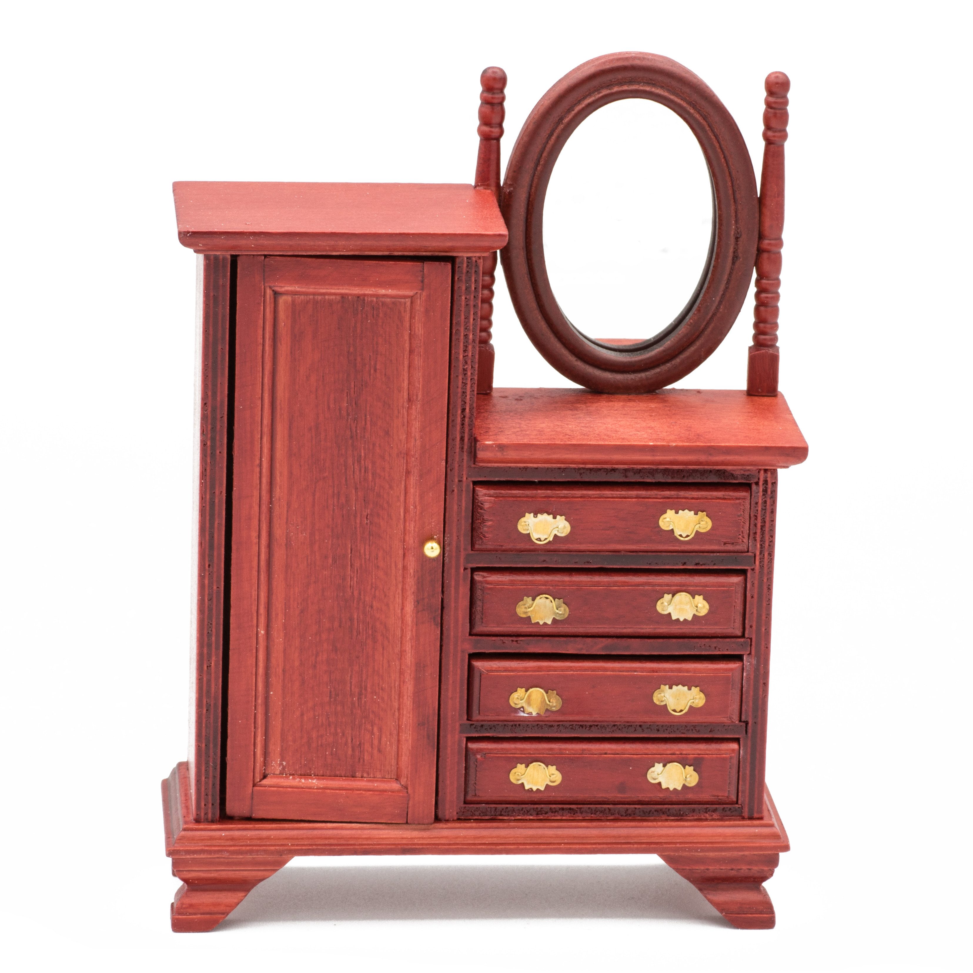 Streets Ahead Dollshouse Puppenmöbel Puppenhaus Möbel Kommode mit Spiegel günstig online kaufen