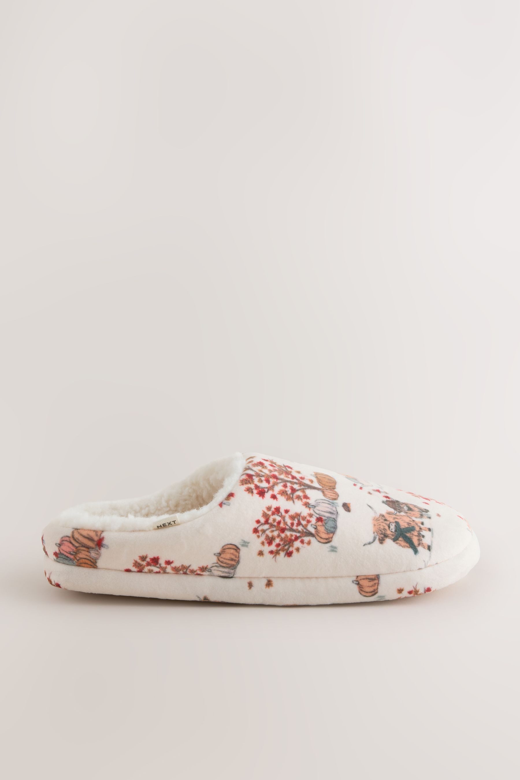 Next Kuschel-Hausschuhe mit Print Hausschuh – Bild 4 von 5