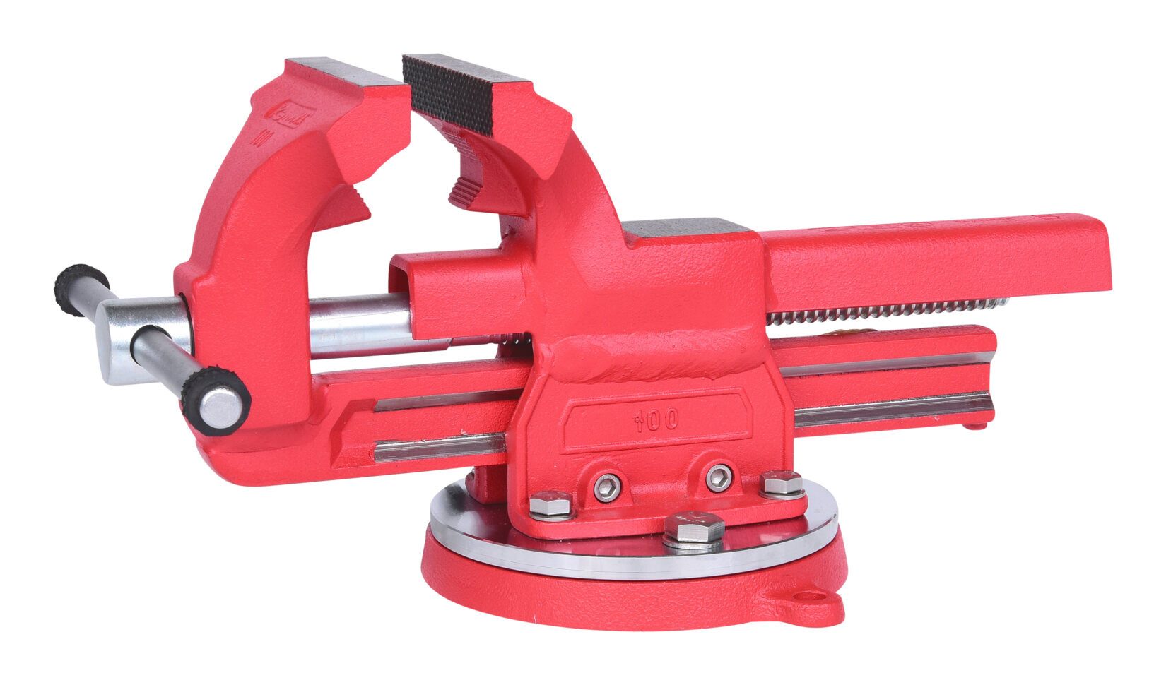 BRILLIANT TOOLS Parallel-Schraubstock 150mm - 6 Zoll Mit Drehplatte
