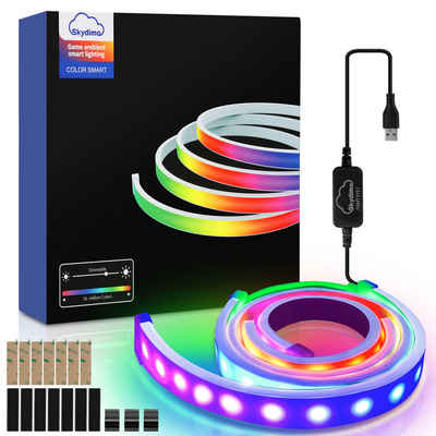 Bettizia LED-Streifen LED Streifen Stripe USB PC Backlight LichtBand Beleuchtung RGB 32 Zoll