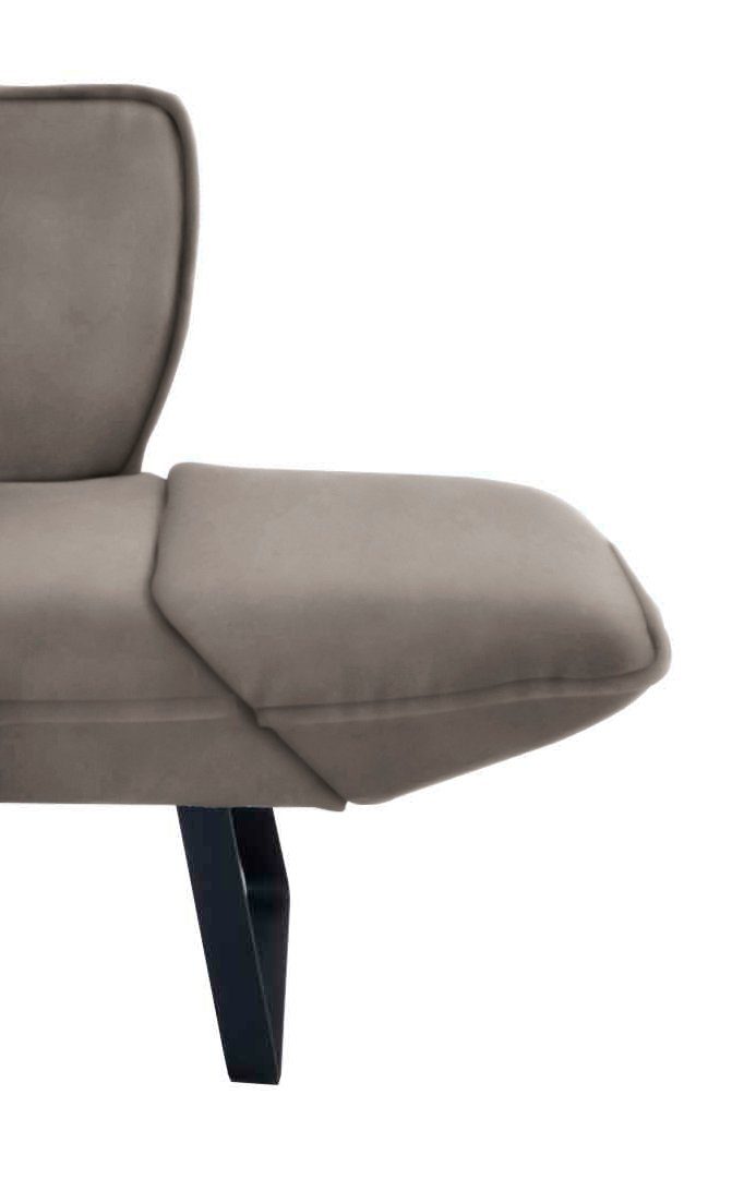 K+W Komfort Drive, Eckbank Seitenteilverstellung Schenkel zur mit Sitzplatzerweiterung & langem am Wohnen