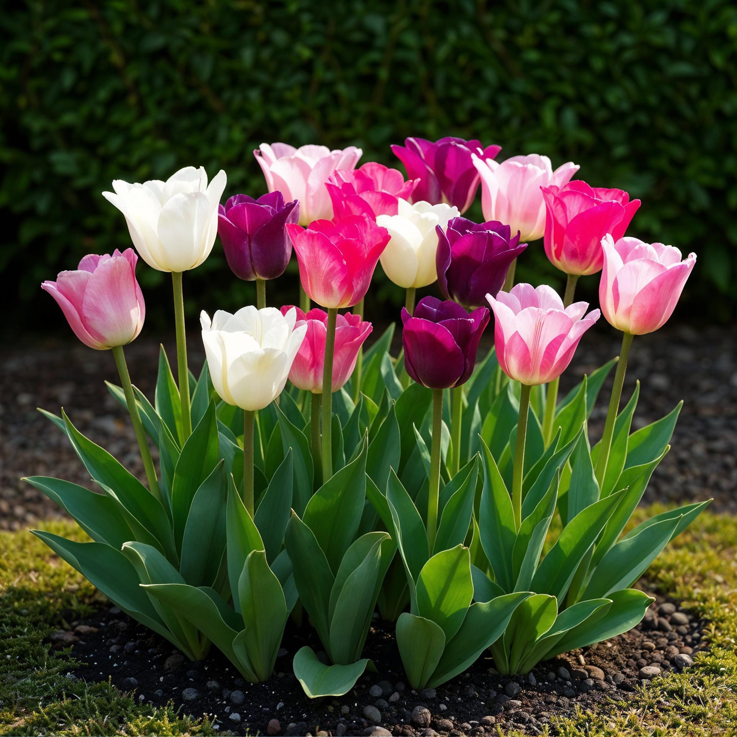 Exotenherz Blumenzwiebeln Exotenherz Blumenzwiebeln - Tulpen Tulipa Pastel Mix (12 Stück), (12-St)