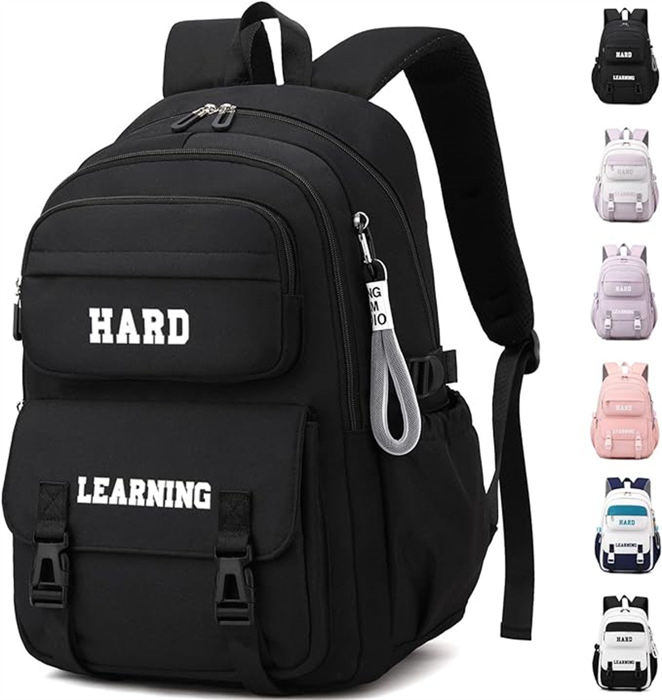 autolock Schulranzen Schulrucksack,Mädchen Teenager Rucksack,Multi-Schultasche,Wasserdicht, Schulranzen Groß Backpack für Mädchen Damen School Bag