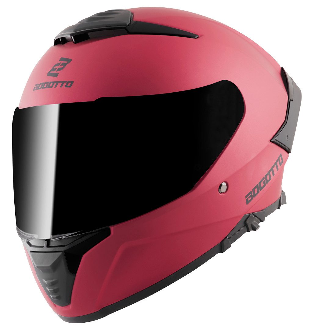 Bogotto Motorradhelm FF118 Helm, vorbereitet für Kommunikationssystem,vorbereitet für Pinlockschei