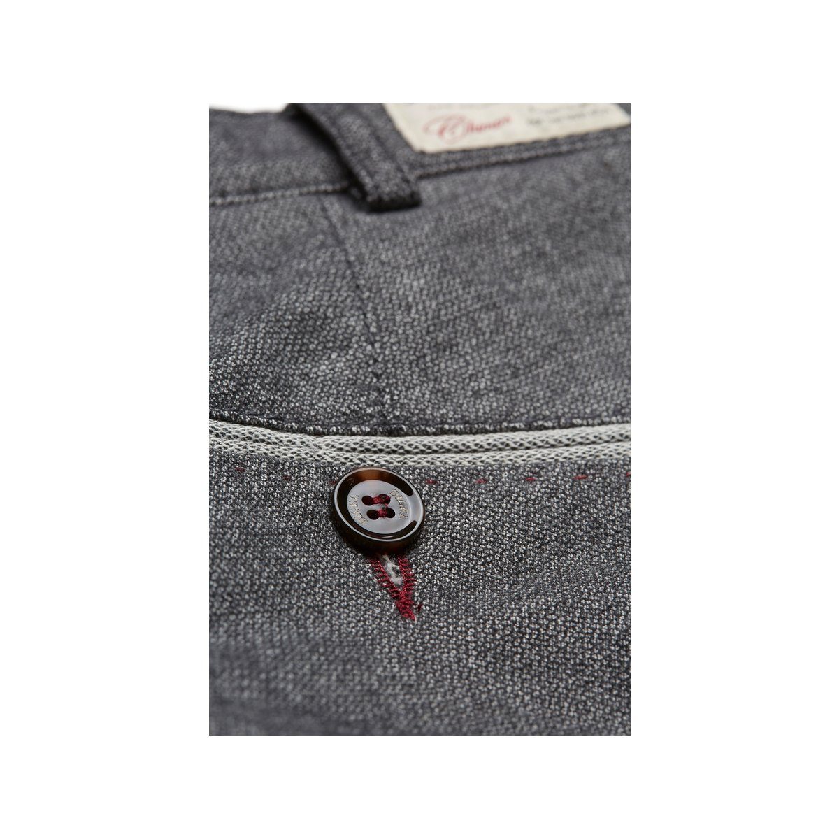 Anzughose (1-tlg., regular keine Angabe) grau Digel