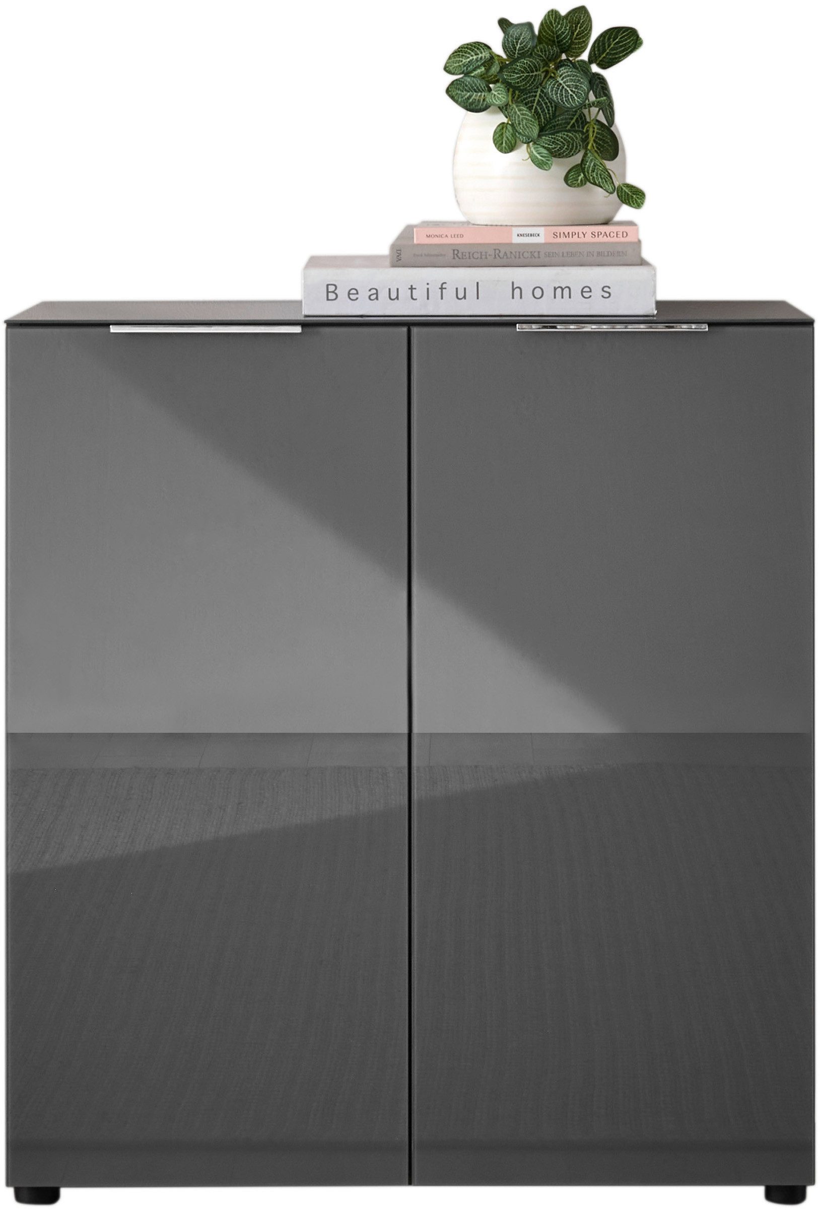 HBZ Kommode Santorin, BxHxT 90x99x40 cm (1 St), Breite 90cm, Softclose für Türen, Melaminbeschichtung