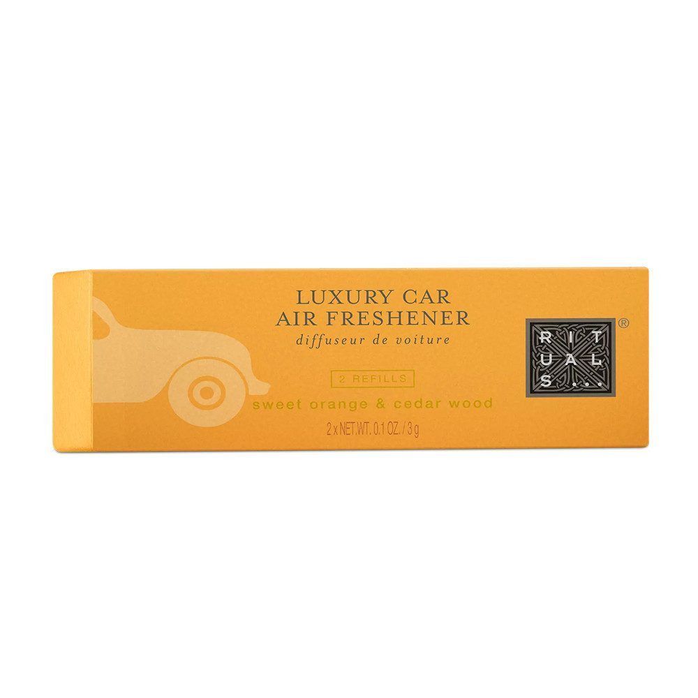 Rituals Raumduft Rituals The Ritual of Mehr Car Air Freshener Refill (Nachfüllpackung für Autoduft – süße Orange & Zedernholz, 2-St)