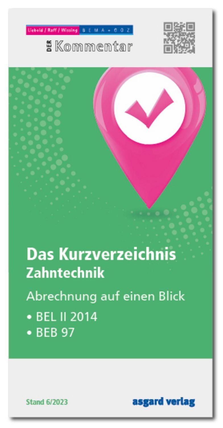 Das Kurzverzeichnis - Zahntechnik / diverse