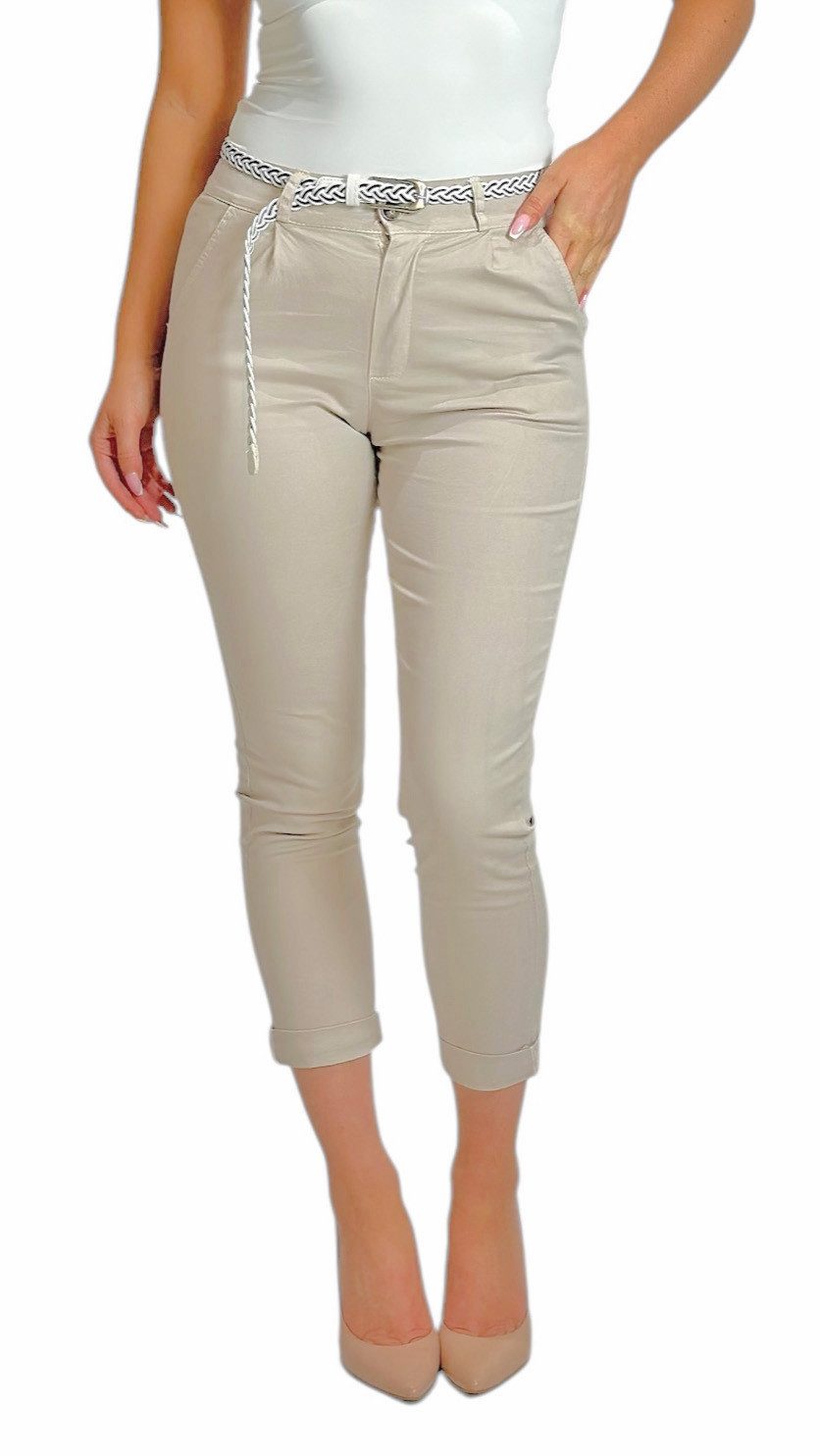Mississhop Chinohose Damen Hose Baumwolle Hose günstig online kaufen