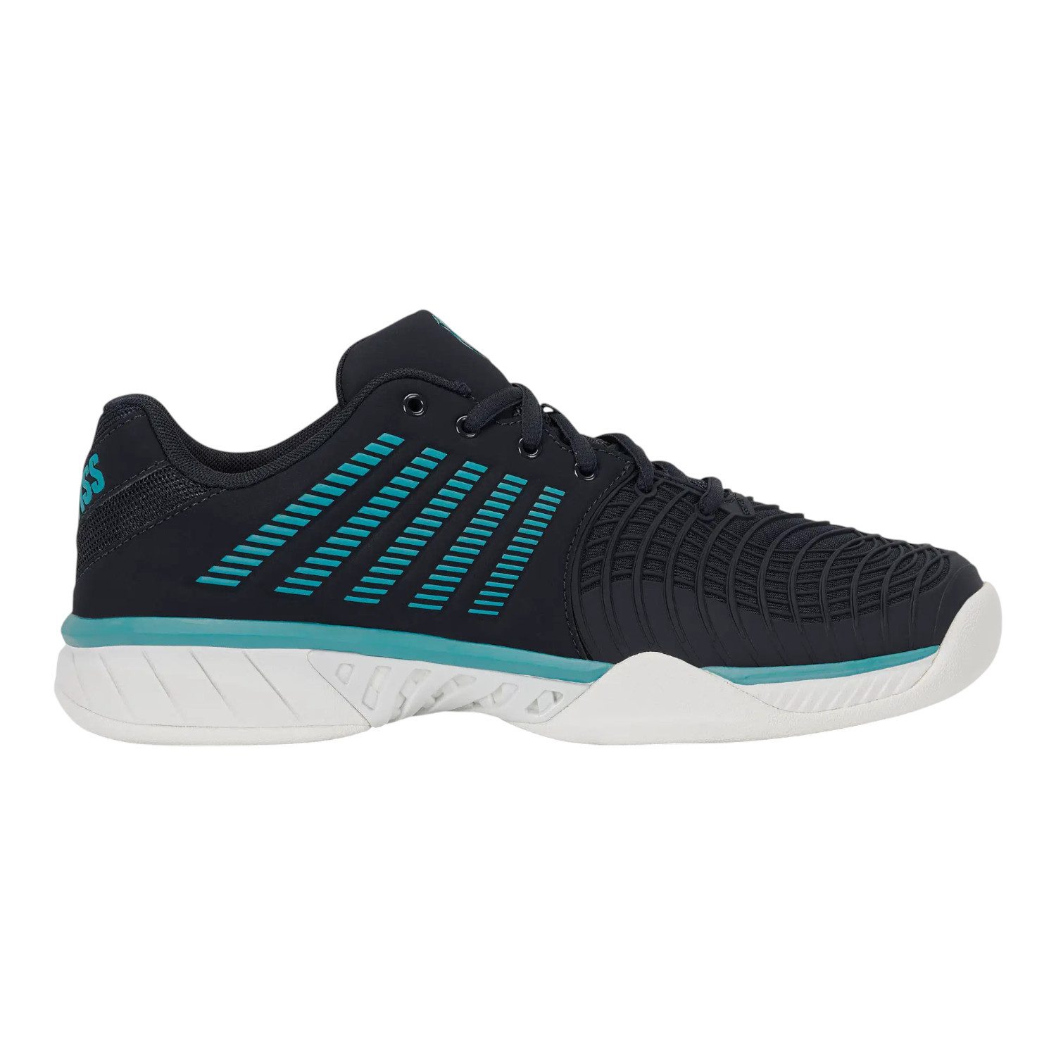 K-Swiss Performance Express Light 3 Indoor/Carpet/Teppich 2026 carbongrau/blau Herren Tennisschuh