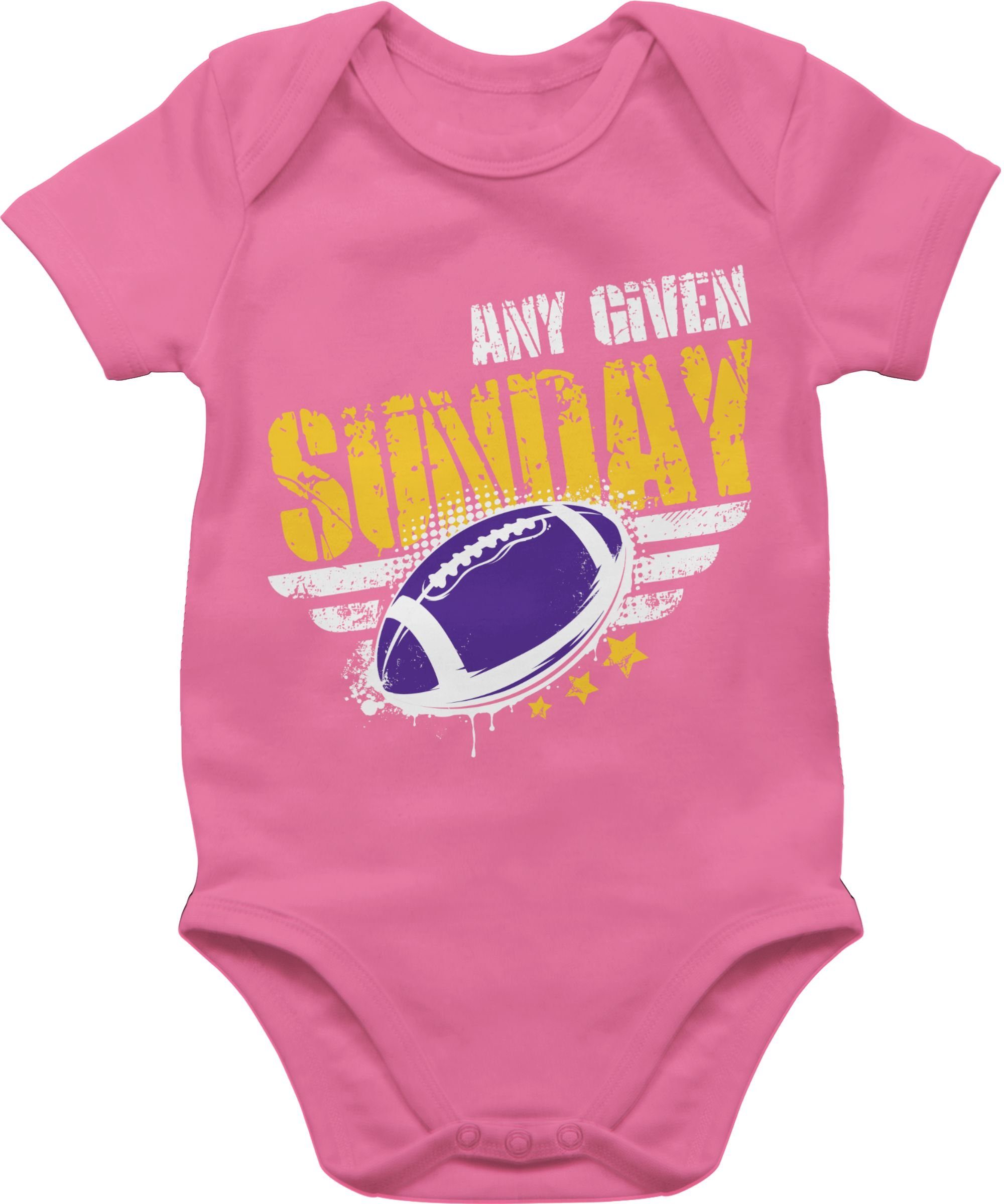 Shirtracer Shirtbody Any Given Sunday Football Minnesota Sport & Bewegung Baby 2 Pink