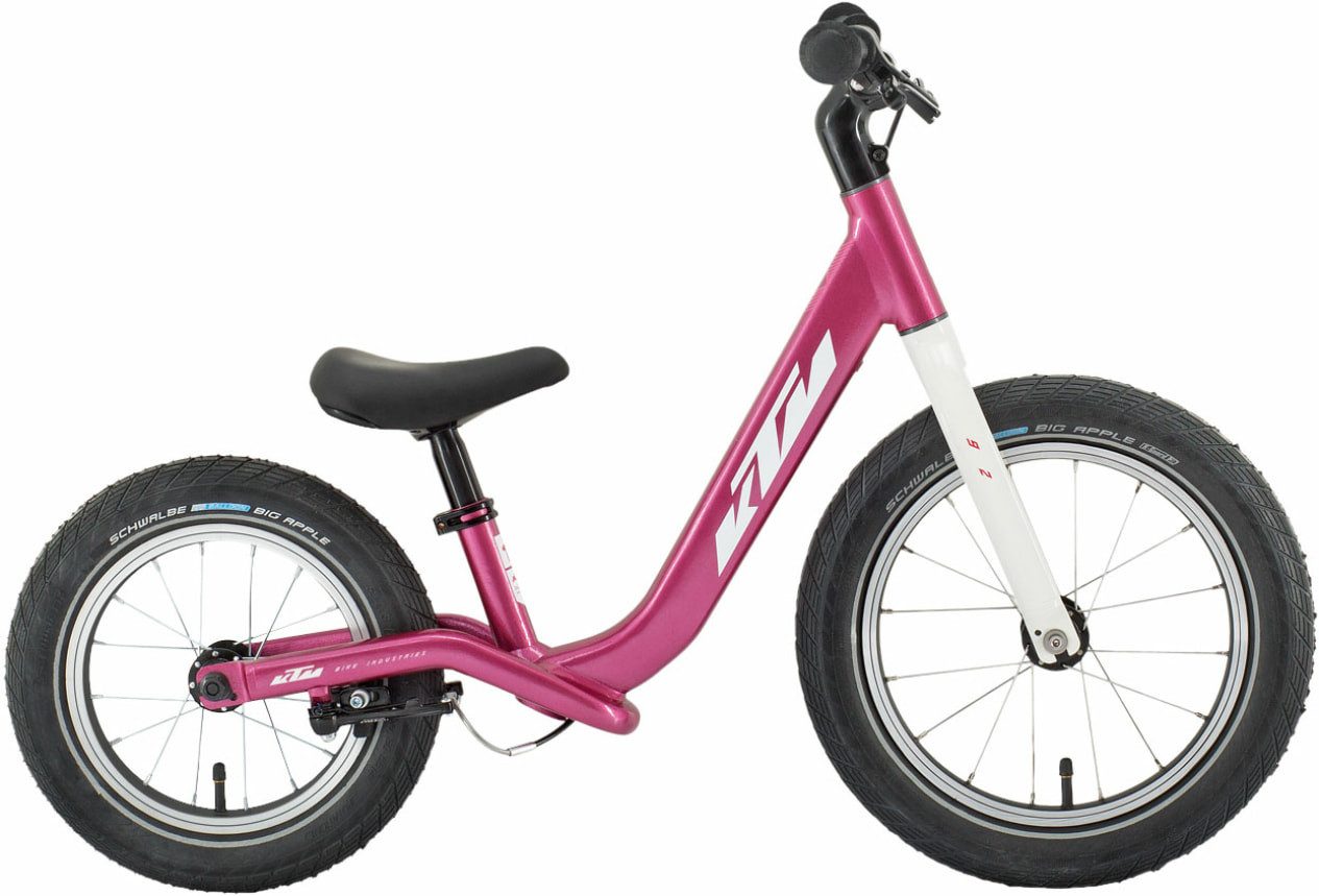 KTM Laufrad KTM Wild Buddy Laufrad 12/14 Zoll Kinder ab 2 Jahren Pink