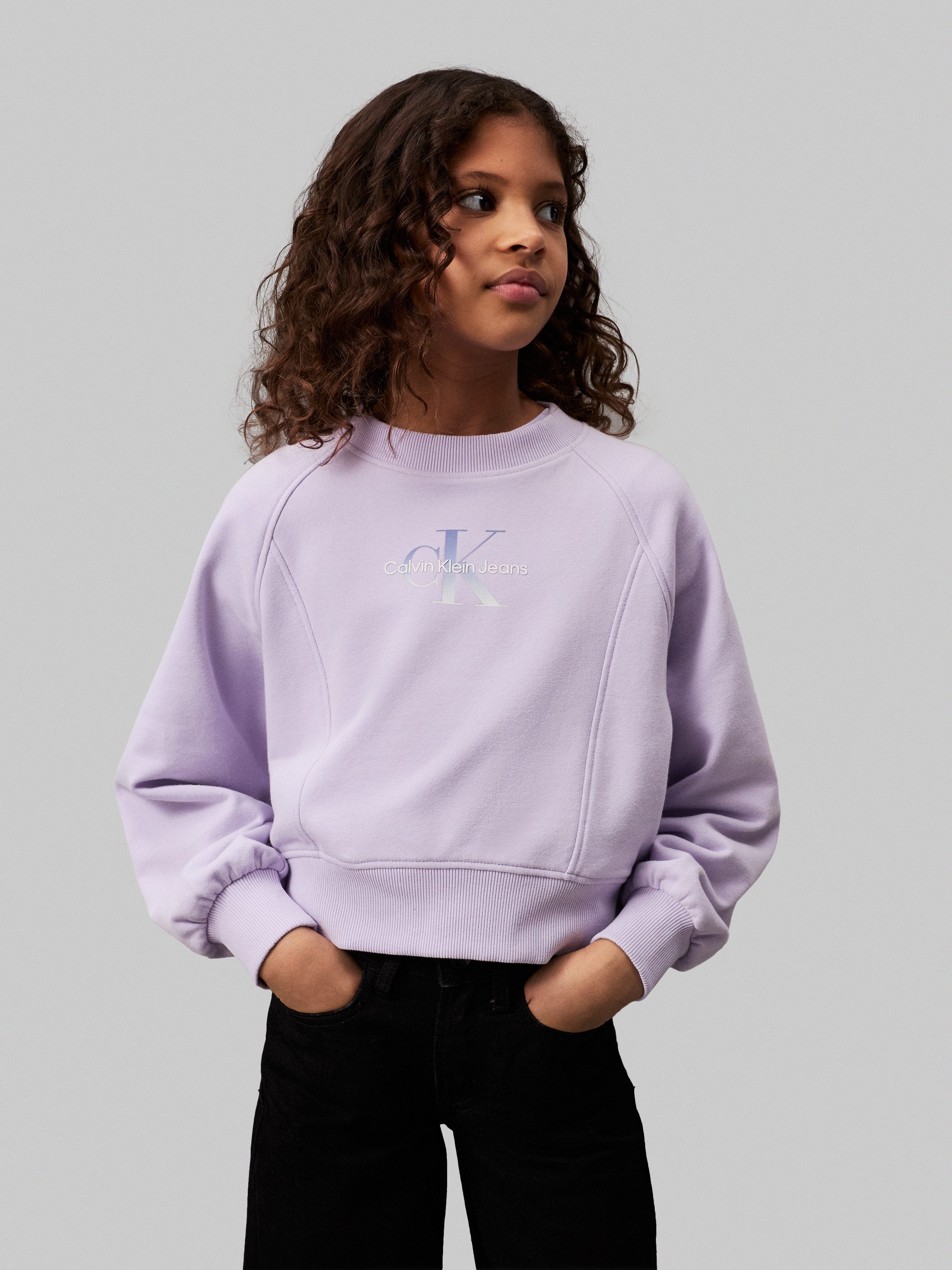 Calvin Klein Jeans Sweatshirt GRADIENT MONOGRAM CN SWEATSHIRT für Kinder bis 16 Jahre