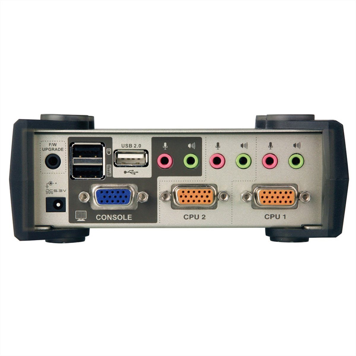 Aten CS1732B KVM Switch VGA, PS/2-USB, Audio, USB-Hub, 2 Ports Computer-Adapter