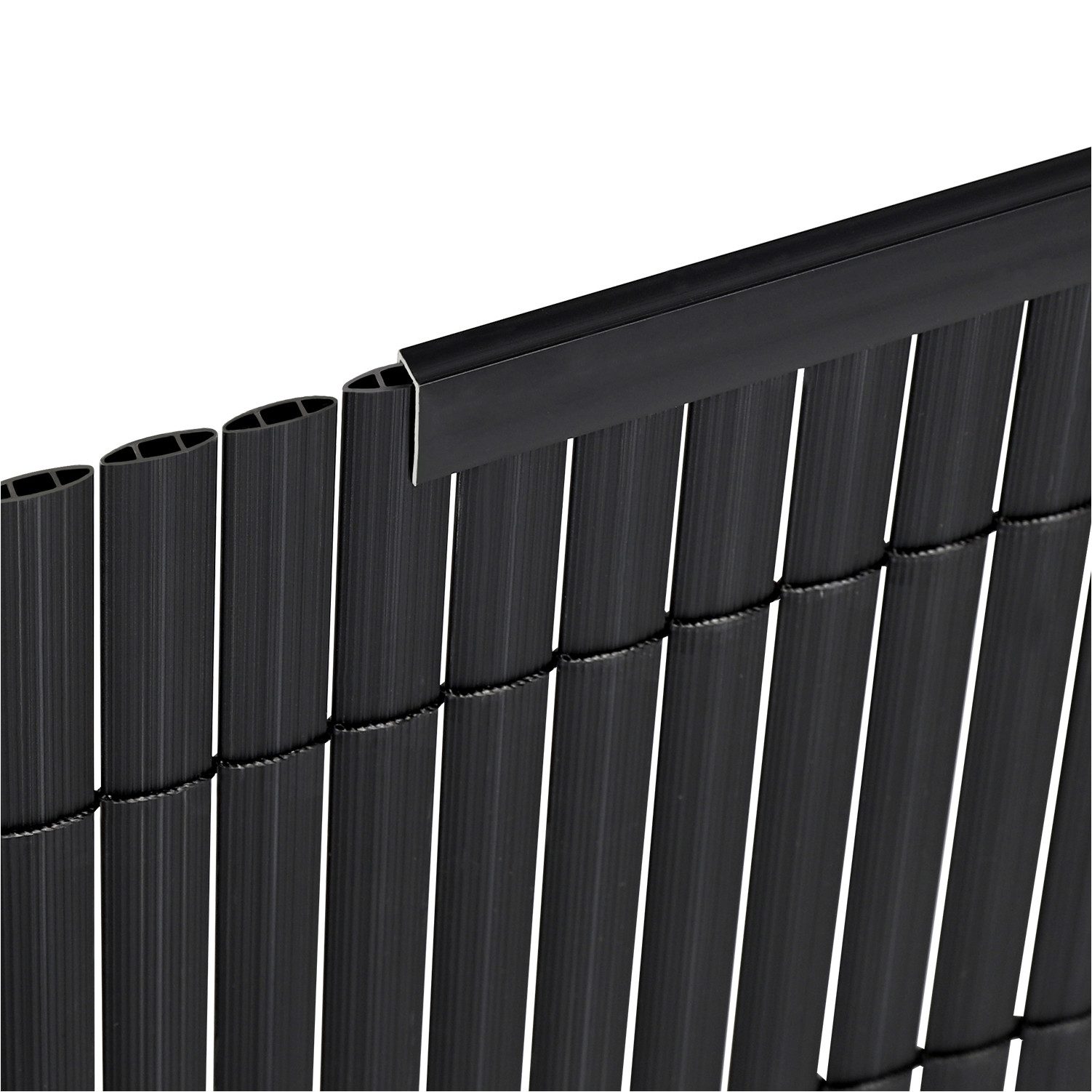 Sekey Balkonsichtschutz PVC Abschlussleiste Abdeckprofil für Sichtschutzmat günstig online kaufen