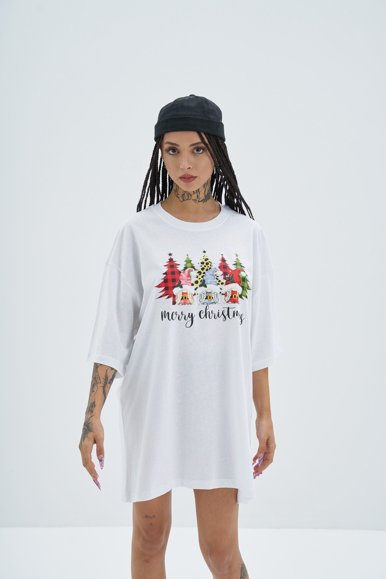 OSSY HOMER T-Shirt Ossy Homer 100% Baumwolle Weihnachten T-Shirt Merry Christmas Unisex