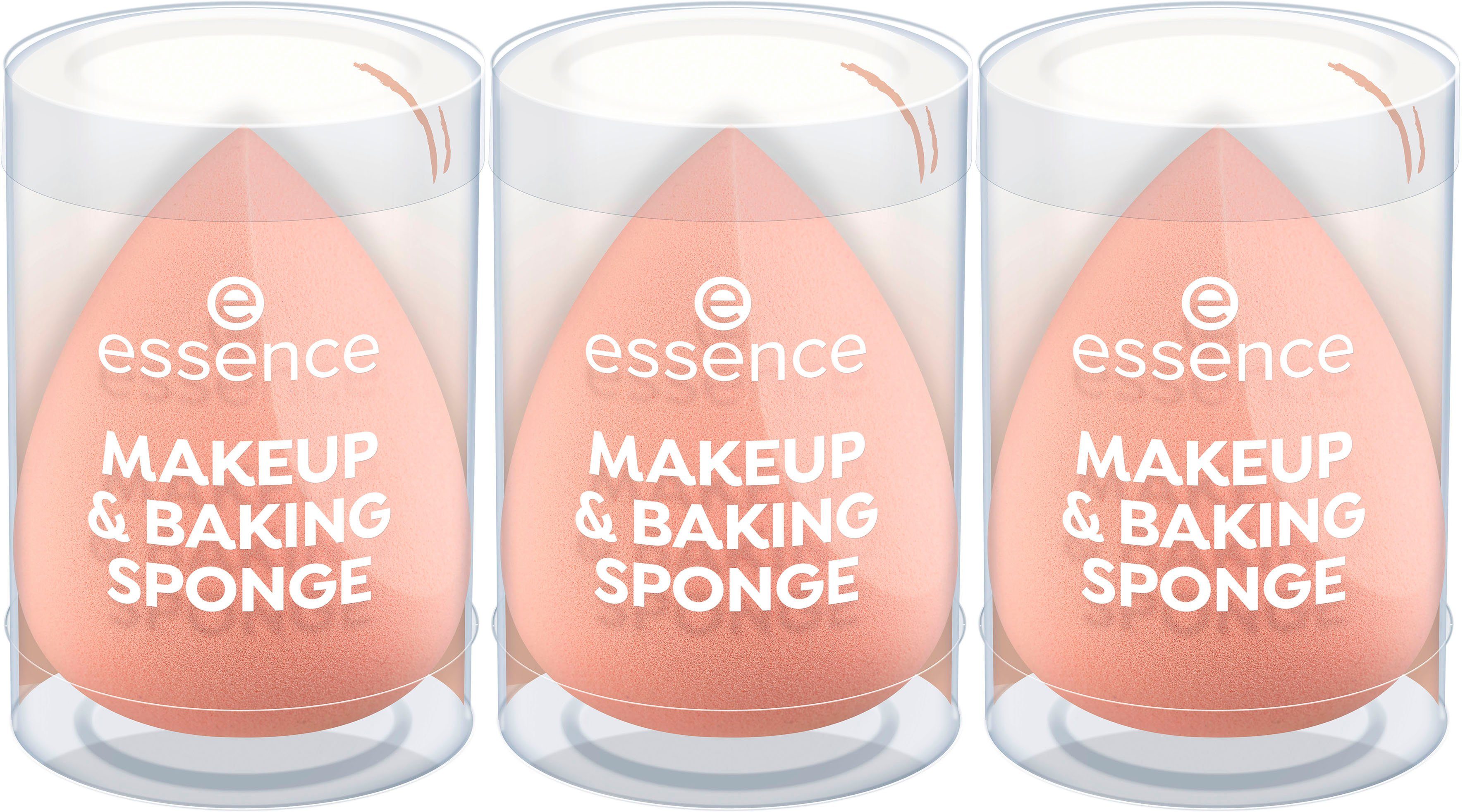 Essence Make-up Schwamm MAKEUP AND BAKING SPONGE, Set, 3 tlg.