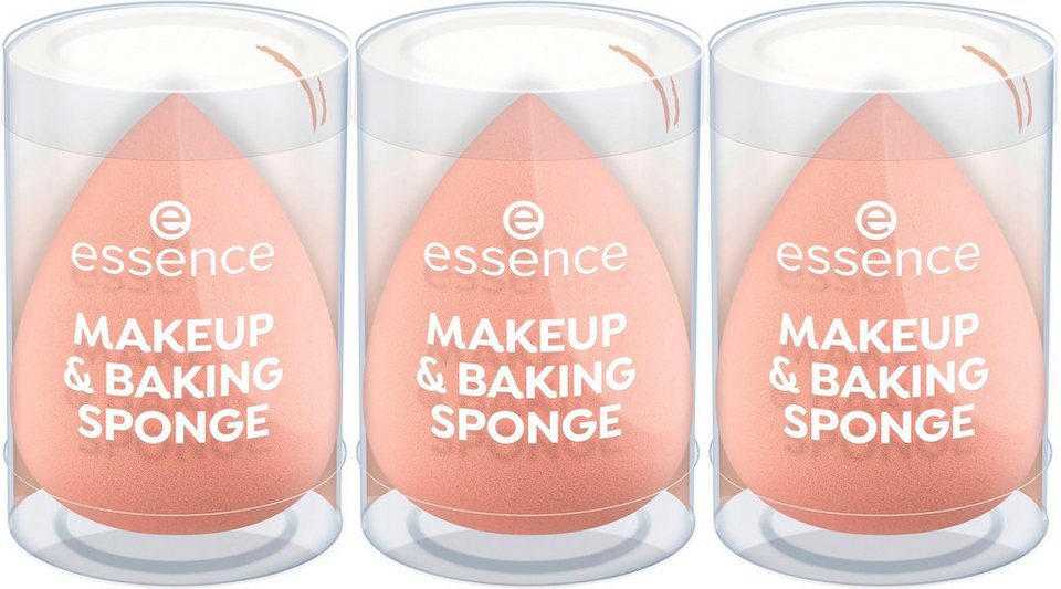 Essence Make-up Schwamm MAKEUP AND BAKING SPONGE, Set, 3