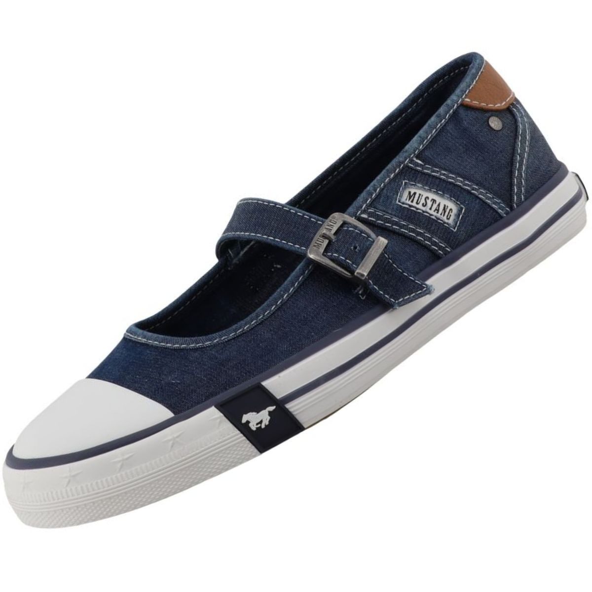 Mustang Shoes 26M0242015-denim Ballerina