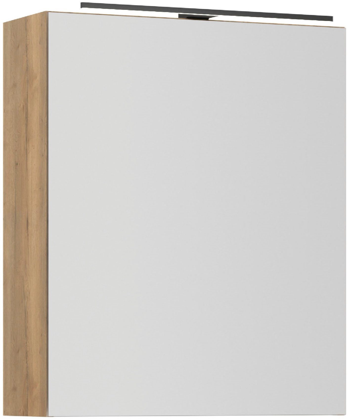 nobilia® Spiegelschrank Prina (inkl. Beleuchtung mit Dimmerfunktion) in Breiten 60, 80, 100 und 120 cm