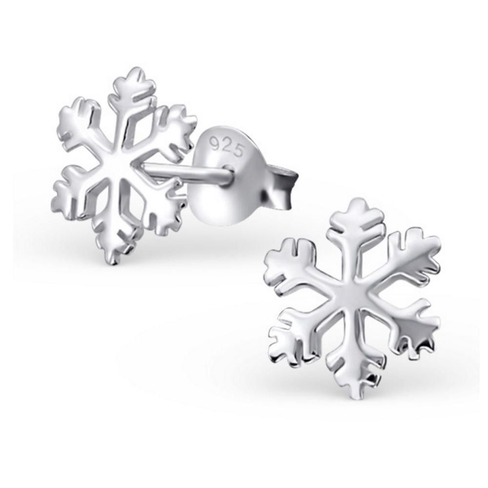 Ohrstecker-Set Ohrstecker Schneeflöckchen aus 925 Silber Damen