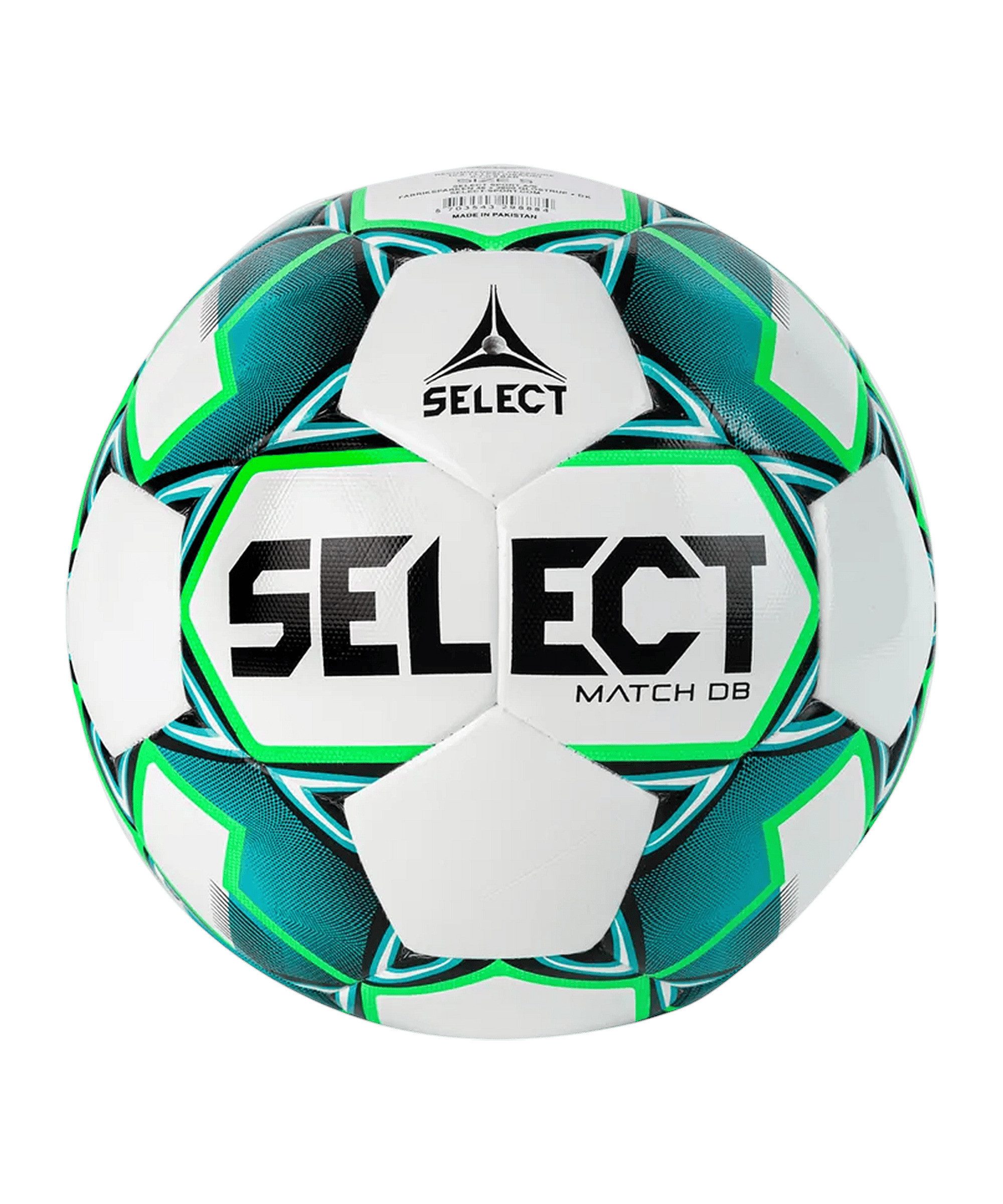 Select Fußball Select FB Match DB V20 Ball Weiß Spielbälle Unisex, stabil
