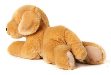 Uni-Toys Kuscheltier Welpe, liegend - versch. Hunde - 23/24 cm (Länge) - Plüsch, Plüschtier, zu 100 % recyceltes Füllmaterial
