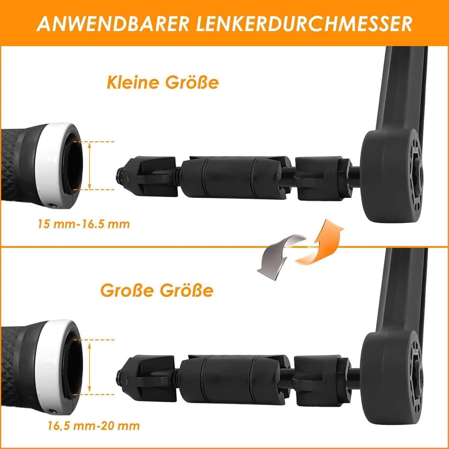 LuxusKollektion Fahrradspiegel Fahrradspiegel Schlagfestes Echtglas ...