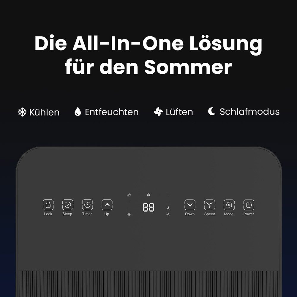 HOME DELUXE 3-in-1-Klimagerät Mobile Klimaanlage KIMO - 9000 BTU Kühlen/Ent günstig online kaufen