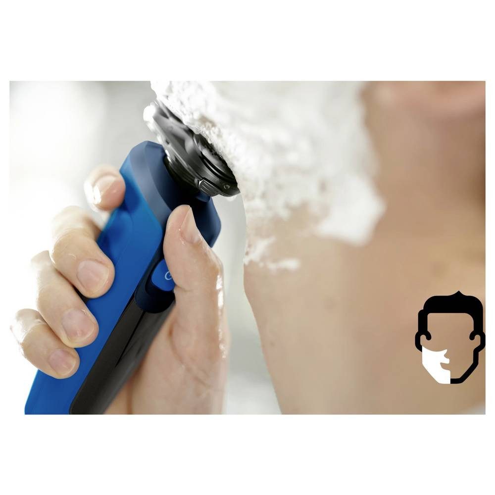 Philips Elektrorasierer S5466/17 Rasierer abwaschbar Dunkel-Blau (matt), abwaschbar